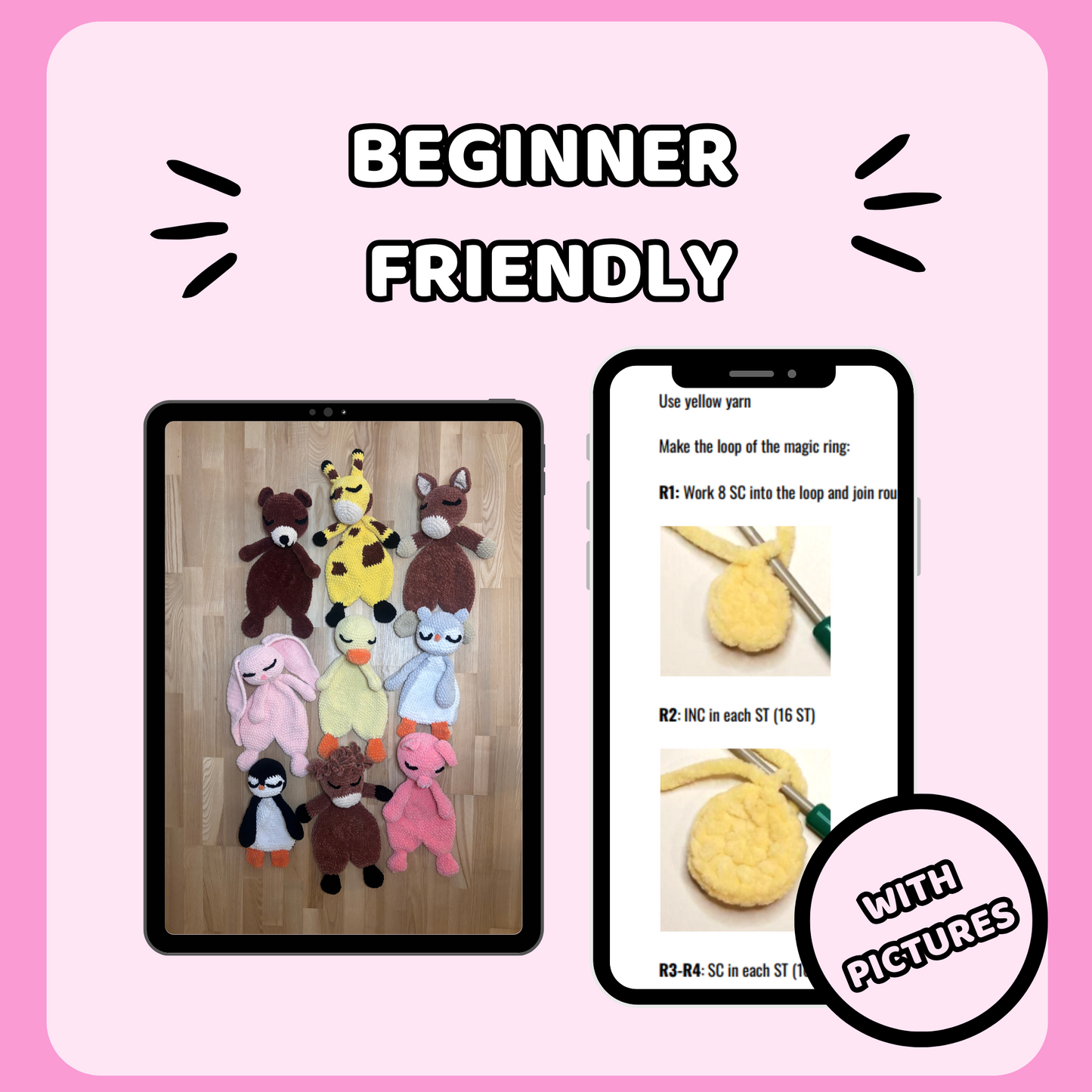 9-in-1 Animal Snuggler Crochet Pattern Bundle – PDF Download