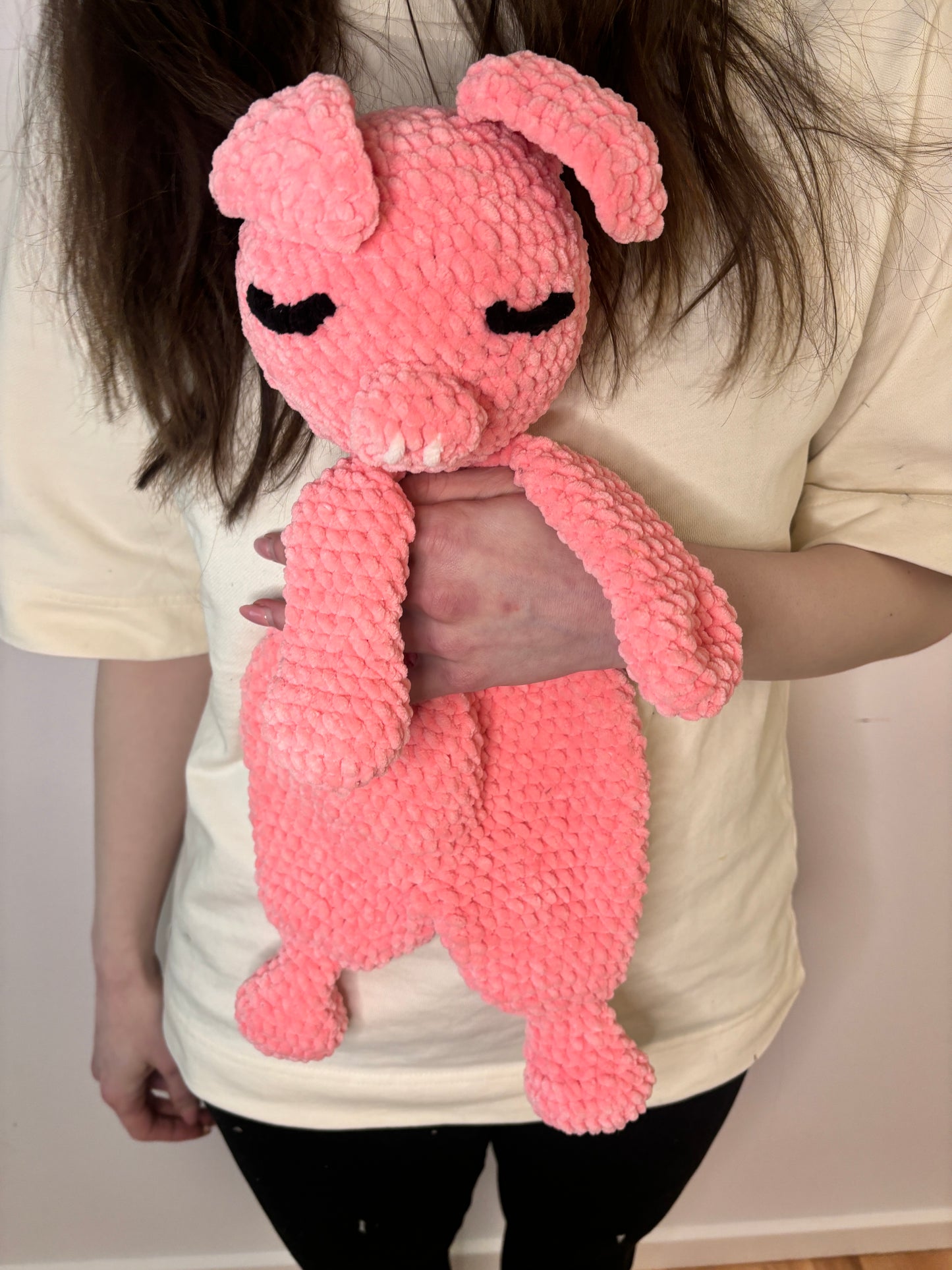 Snuggler Crochet Pattern Bundle - 5 Amigurumi Loveys (Bear, Pig, Bunny, Giraffe, Duck)