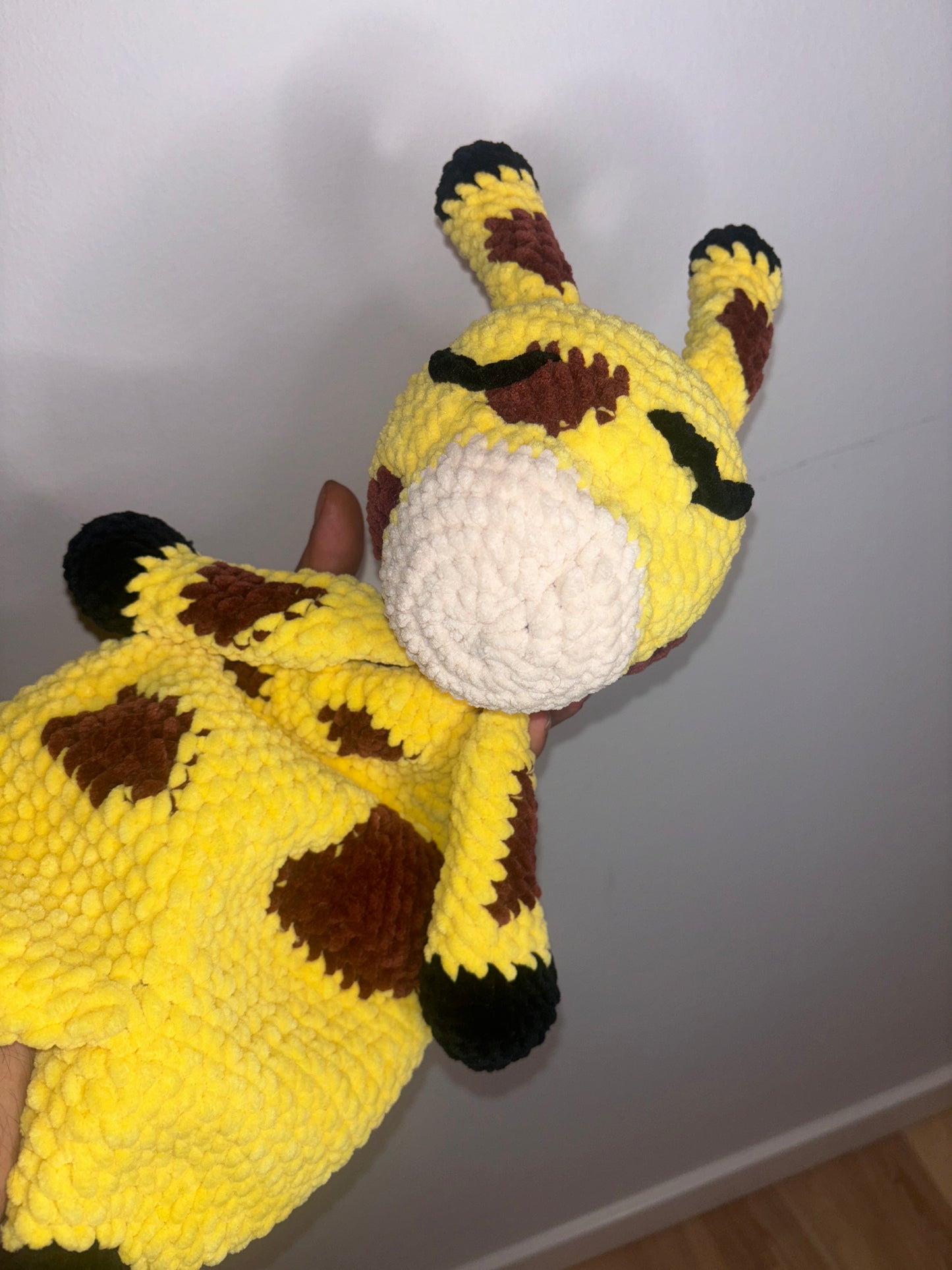 Giraffe Crochet Snuggler Pattern – Lovey Amigurumi Plush Blanket | Easy Digital PDF