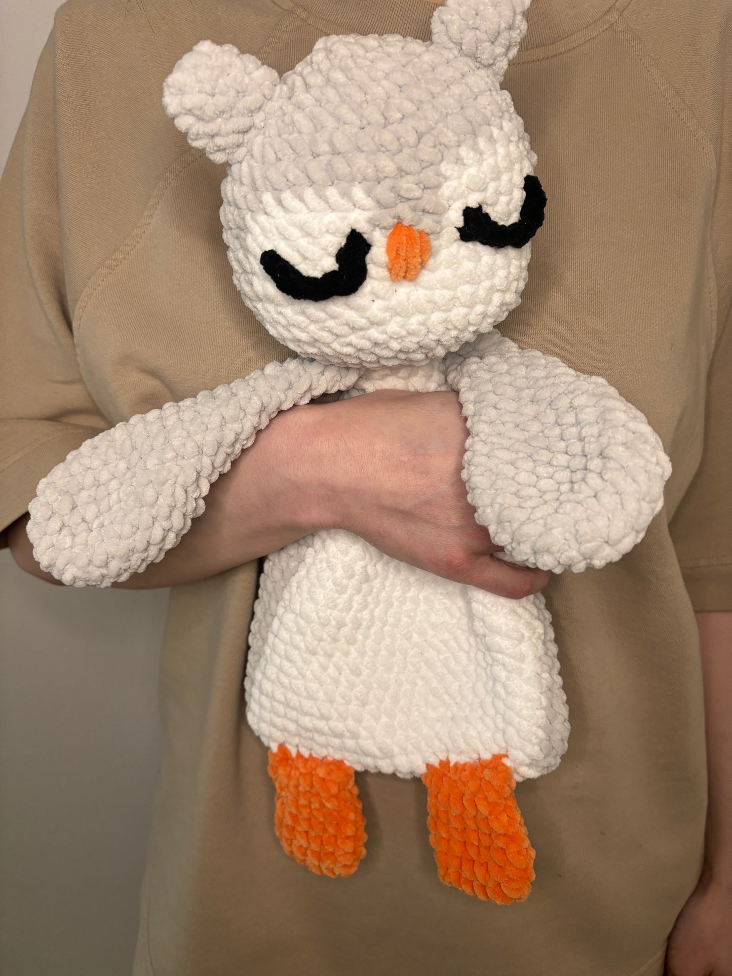 Crochet Owl Snuggler Pattern – Easy Baby Lovey PDF