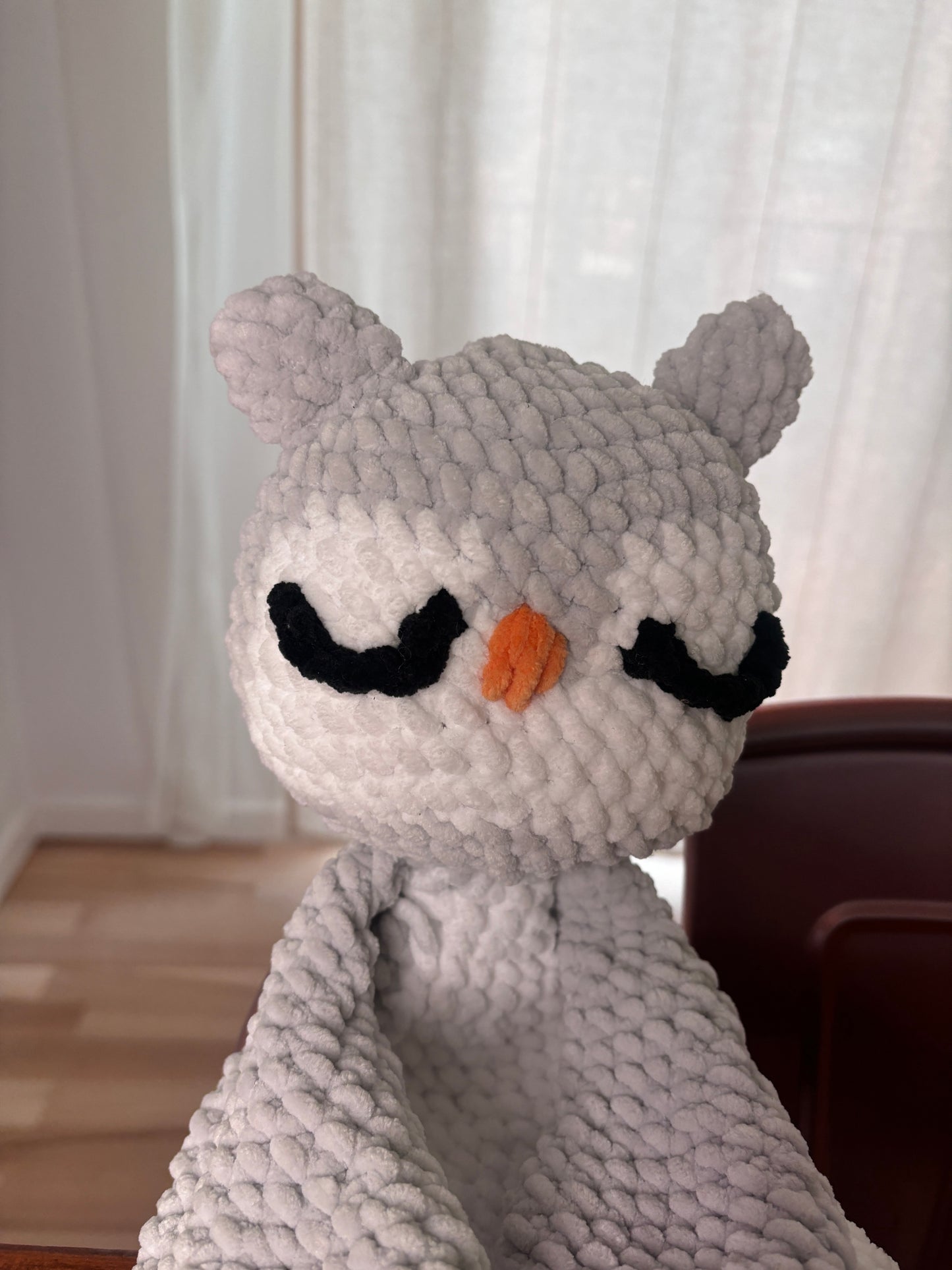Crochet Owl Snuggler Pattern – Easy Baby Lovey PDF