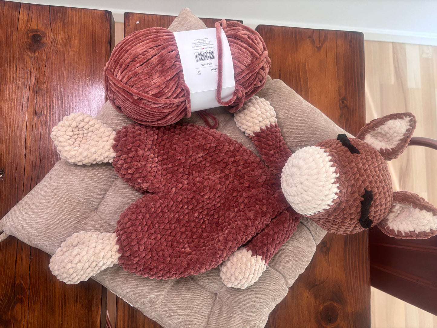 Donkey Snuggler Crochet Pattern – Baby Lovey Amigurumi