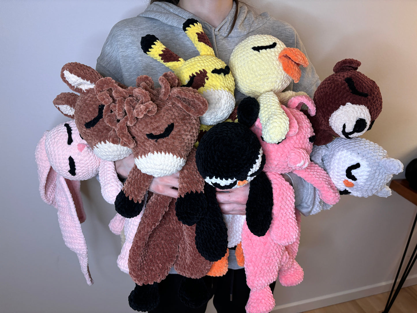 9-in-1 Animal Snuggler Crochet Pattern Bundle – PDF Download