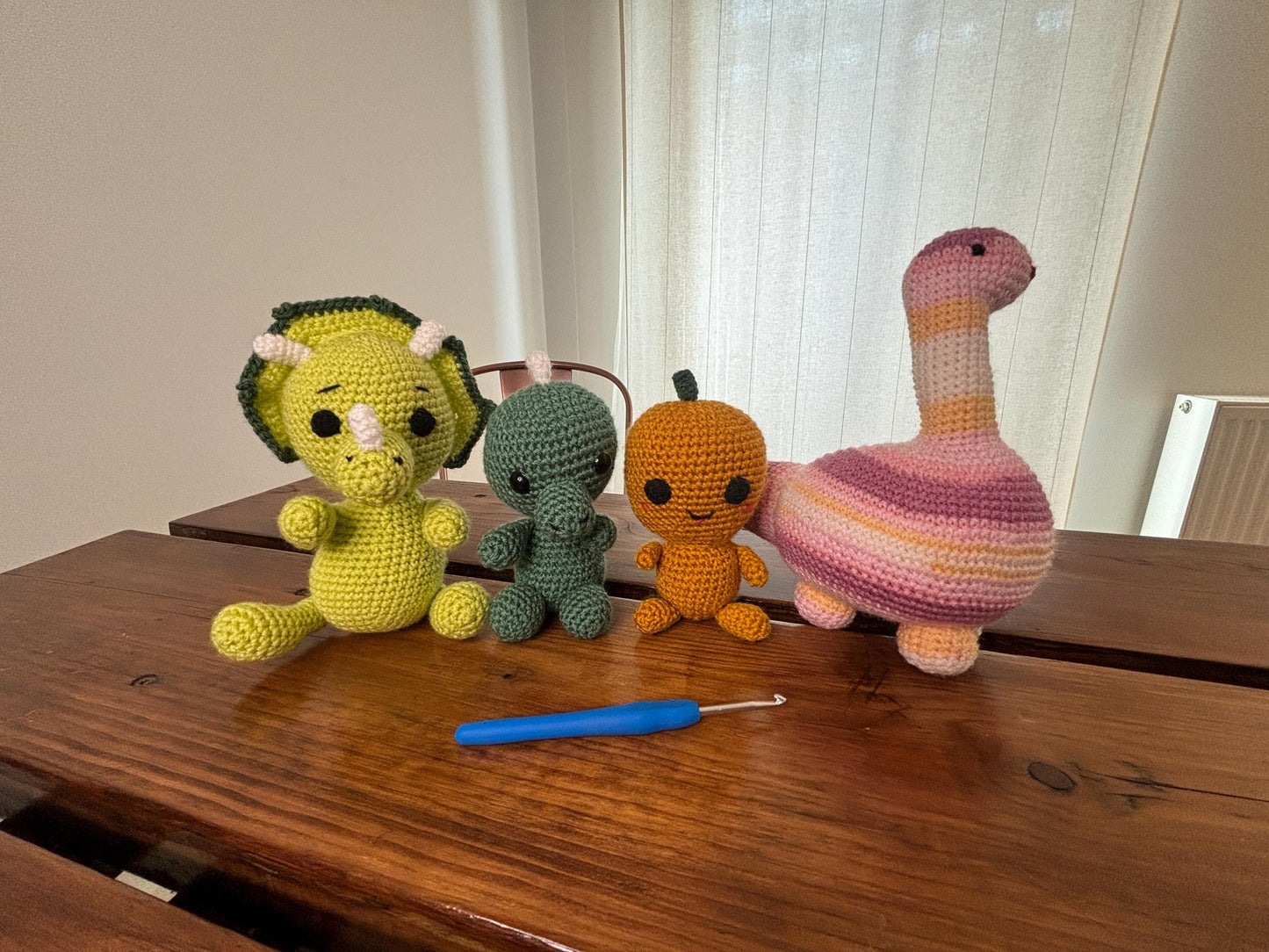 Dinosaur Crochet Pattern Bundle PDF – 4 Cute Amigurumi Plushies | Beginner Friendly Crochet Toy Patterns | DIY Dino Gift | Digital Download