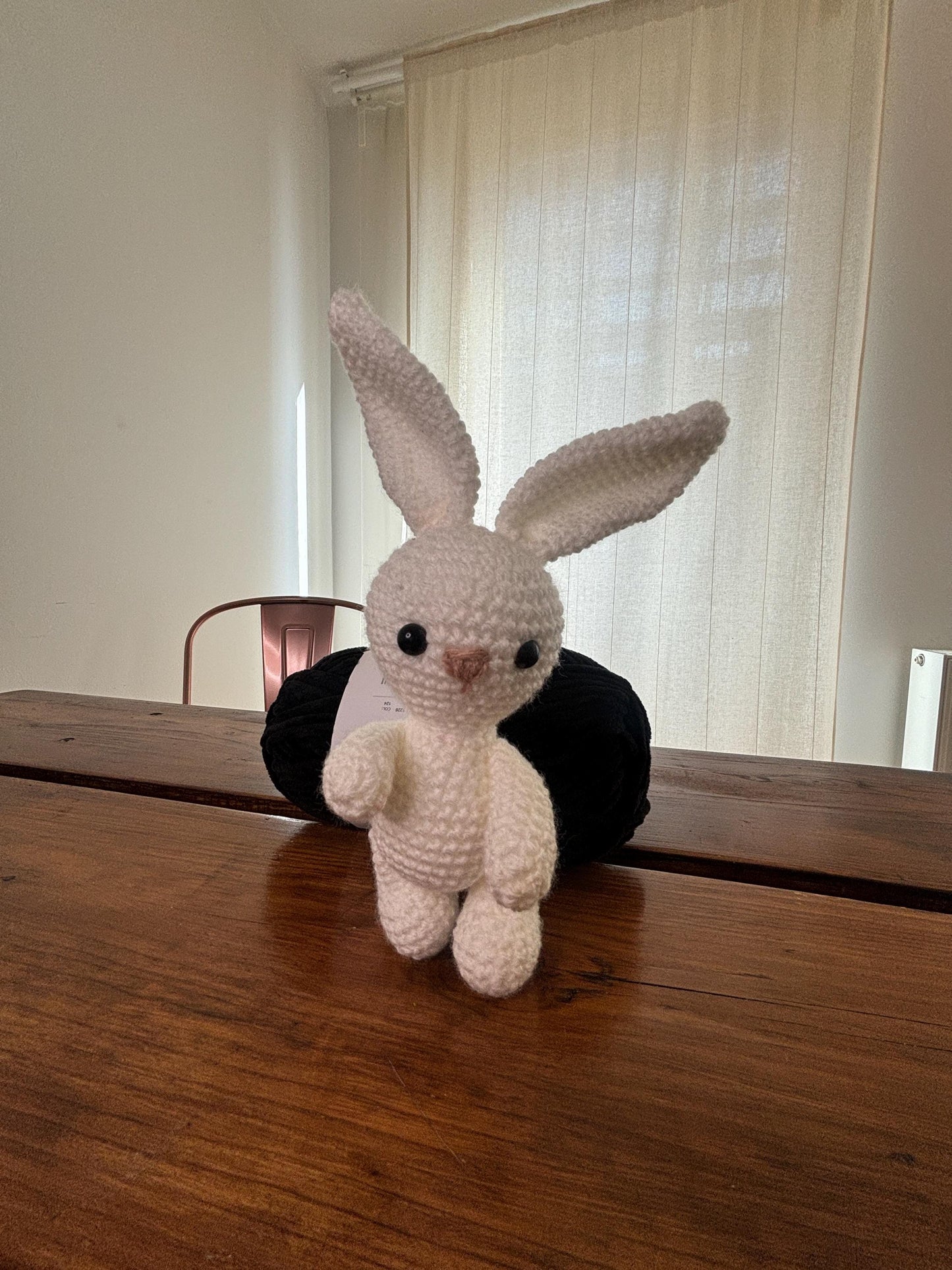 Cute Bunny Crochet Pattern – Amigurumi Bunny Plush – Bunny Doll PDF Tutorial – Low Sew Pattern