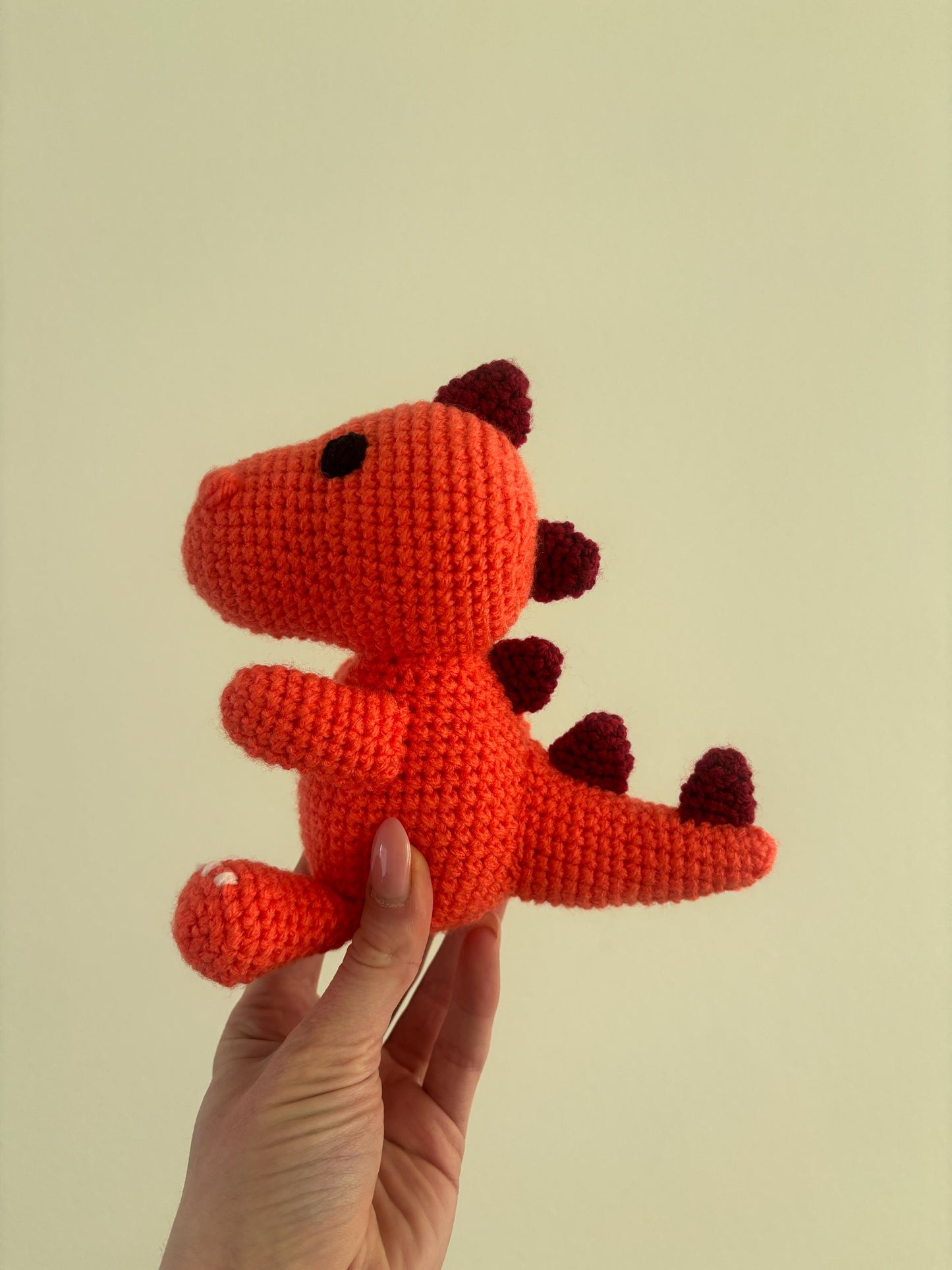 Easy T-Rex Amigurumi PDF - Crochet Dinosaur Pattern - Perfect for Beginner Crocheters!