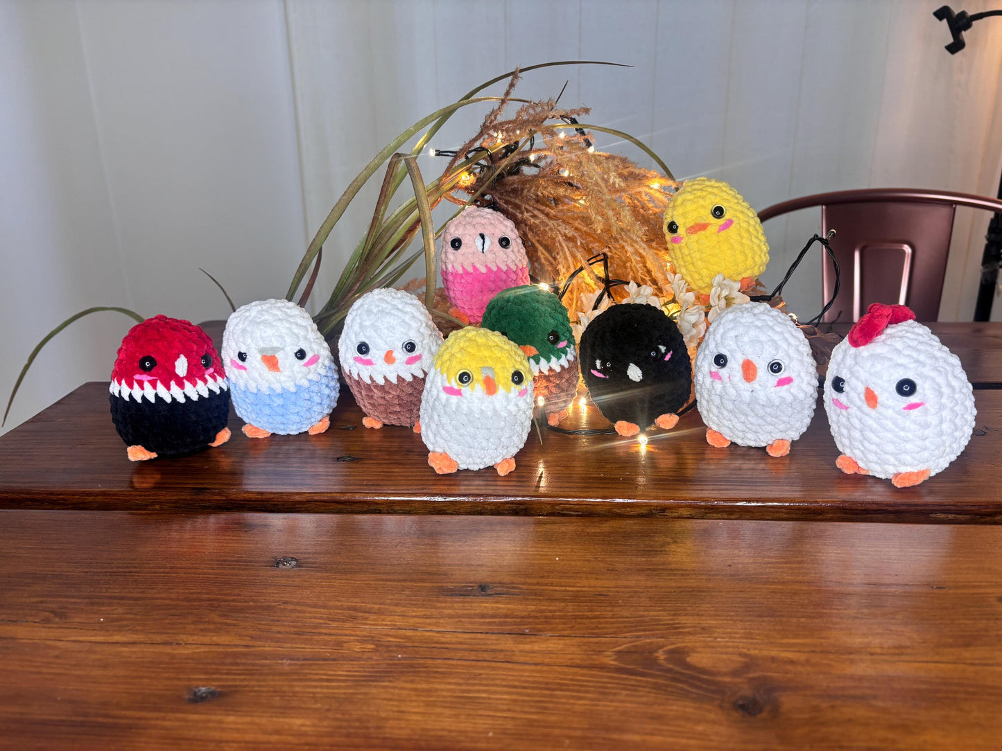 10‑in‑1 No Sew Bird Amigurumi Patterns – Beginner Crochet Bundle (Woodpecker, Budgie, Crow, Eagle, Seagull, Mallard, Chicken, Flamingo)