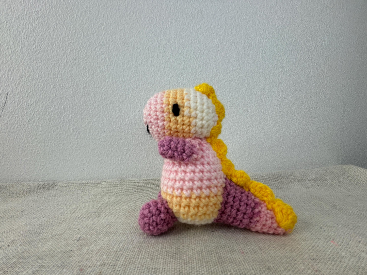 Mini Crochet Dino Pattern - Amigurumi Dino Tutorial