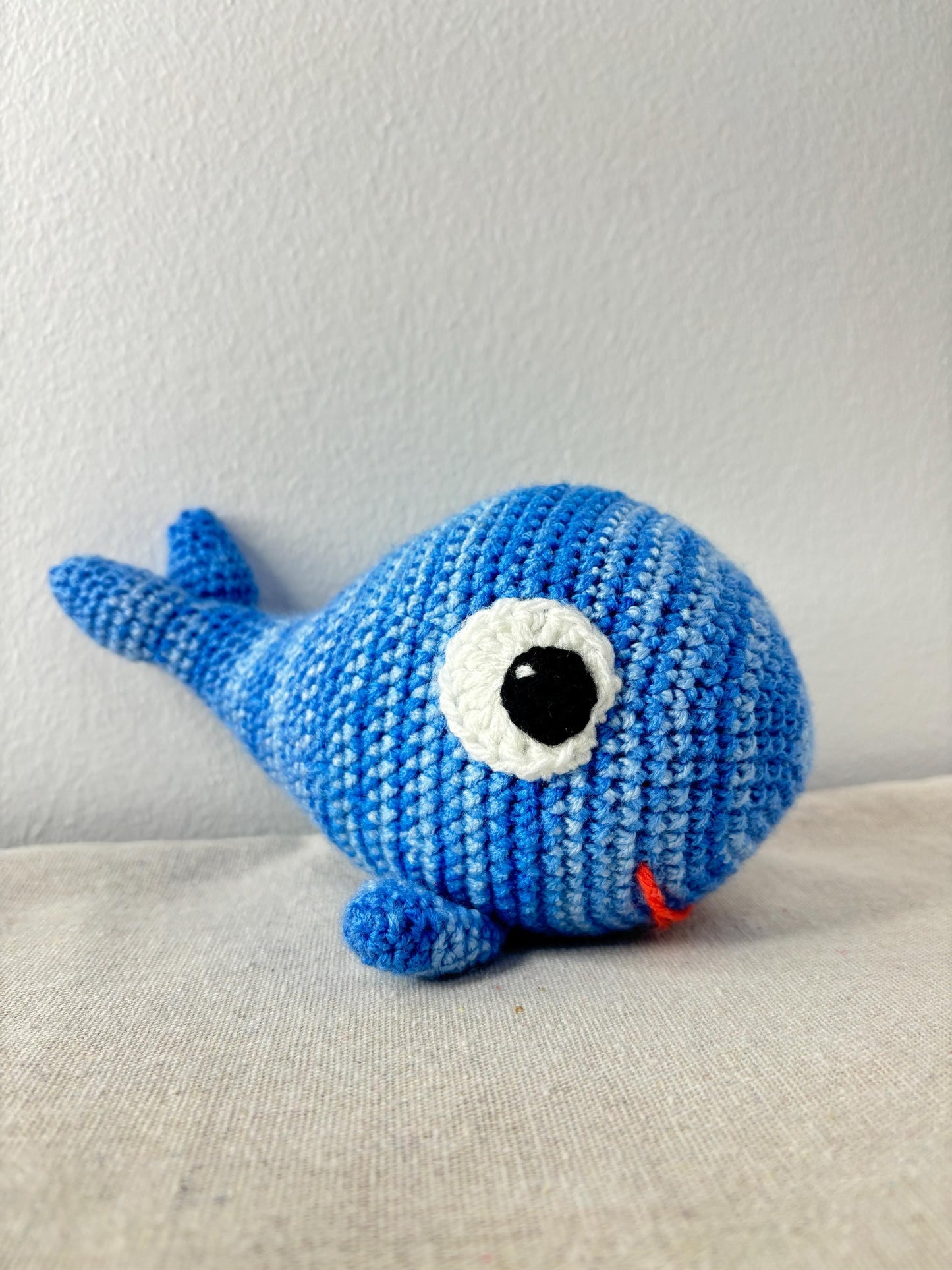 Whale Crochet Pattern PDF – Cute Amigurumi Sea Animal Plush – Beginner Friendly Crochet Toy – Stuffed Whale Tutorial – DIY Gift