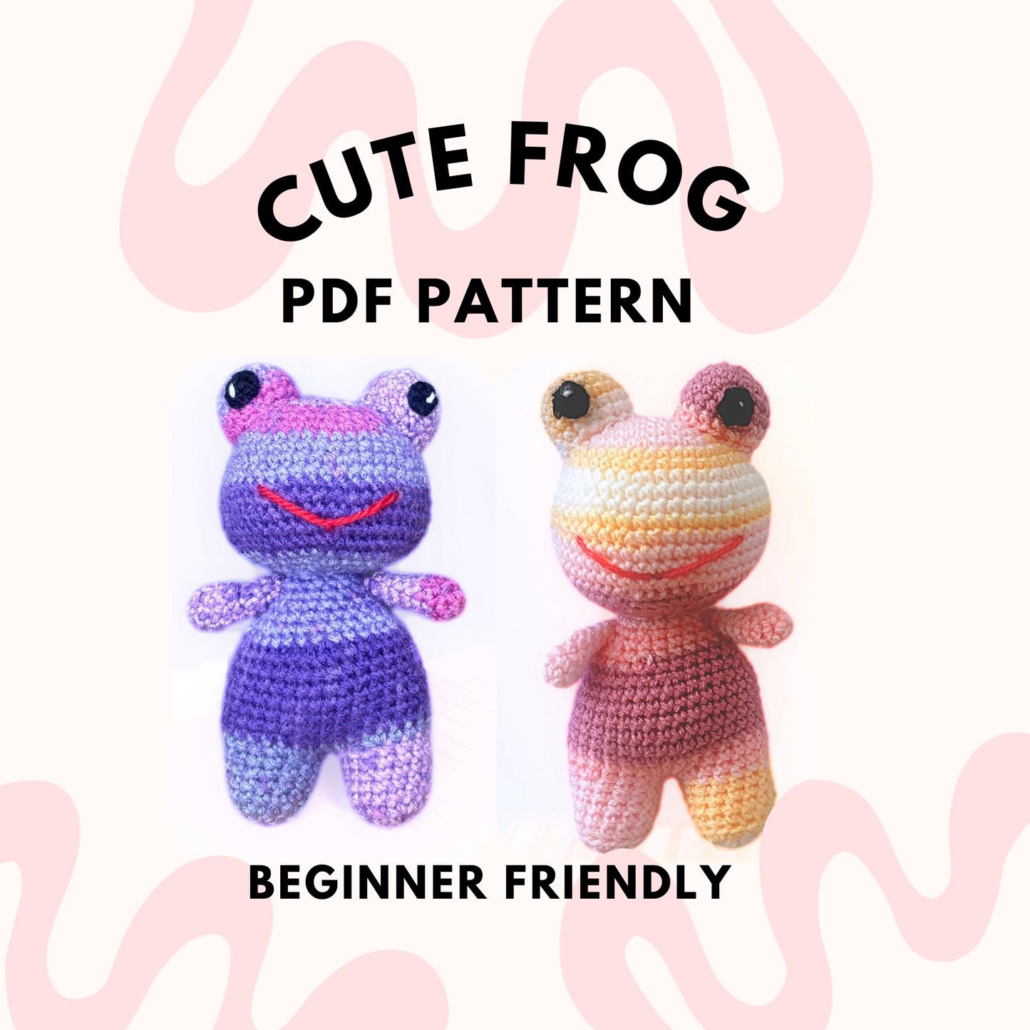 Cute Frog Plushie - Crochet Frog Pattern