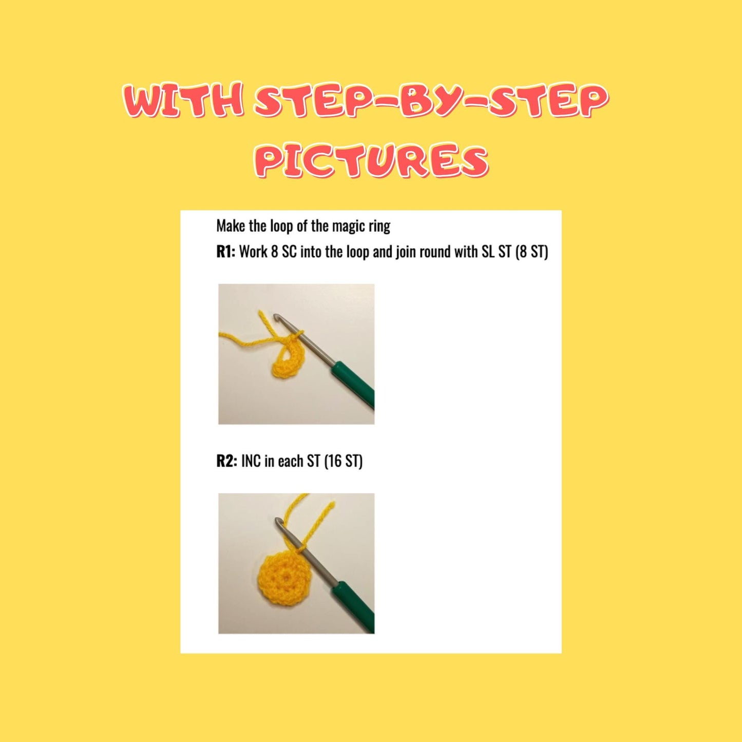 Digital Download: DIY Cute Baby Chick Amigurumi - Easy Crochet Tutorial