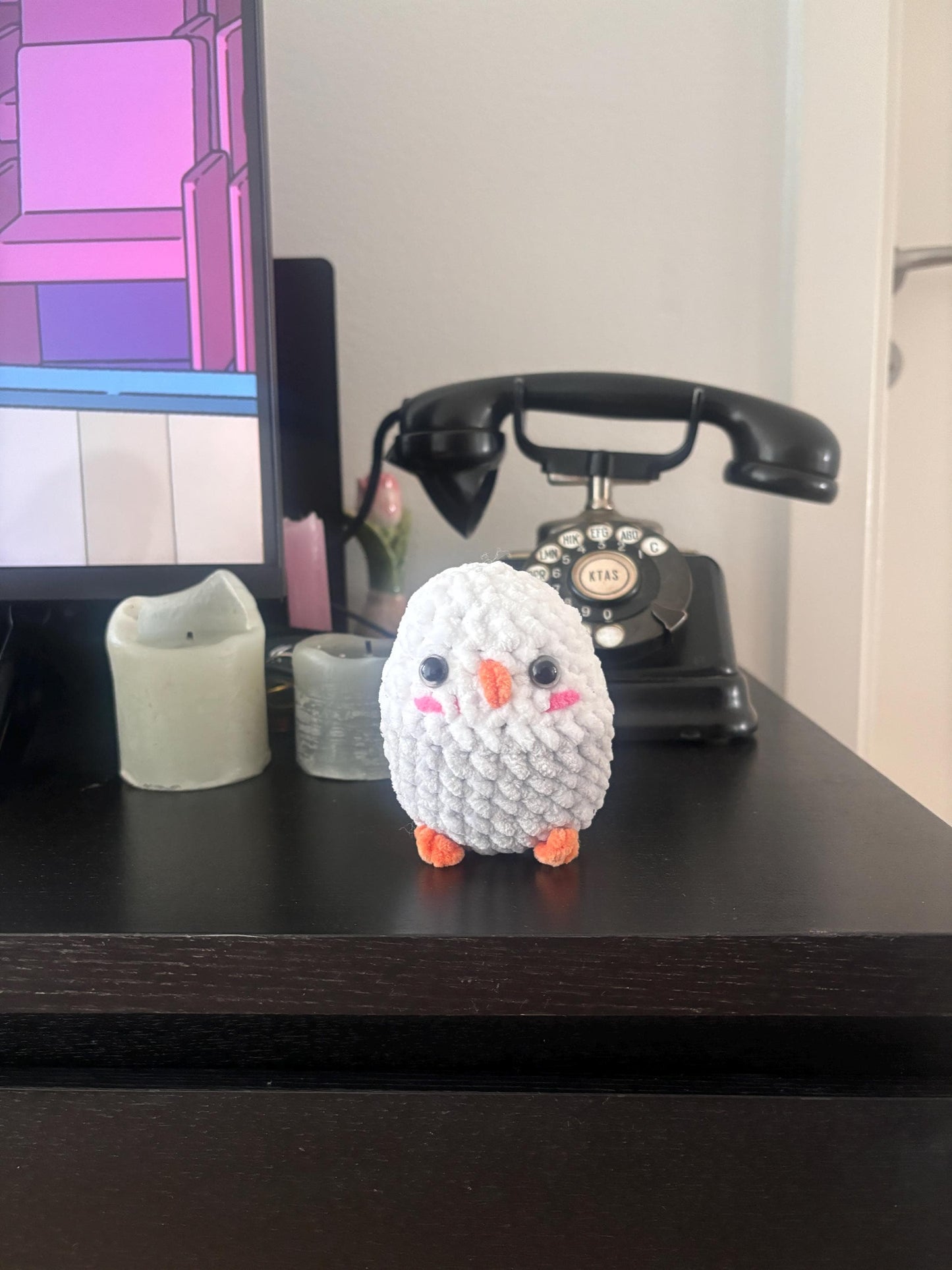 Mini No-Sew Seagull Crochet Pattern – Cute Chubby Bird Amigurumi PDF, Beginner Plushie Toy, Coastal Animal Pattern, Quick DIY Gift