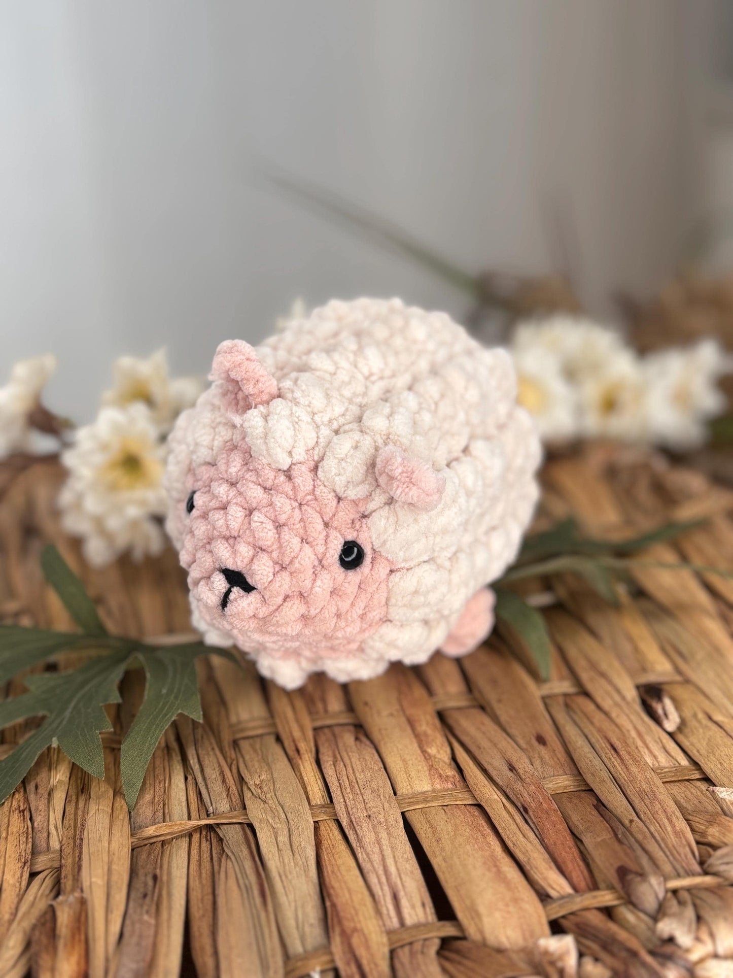 No Sew Sheep Crochet Pattern | Amigurumi Plushie PDF Tutorial | Easy Beginner Friendly Farm Animal Crochet Pattern