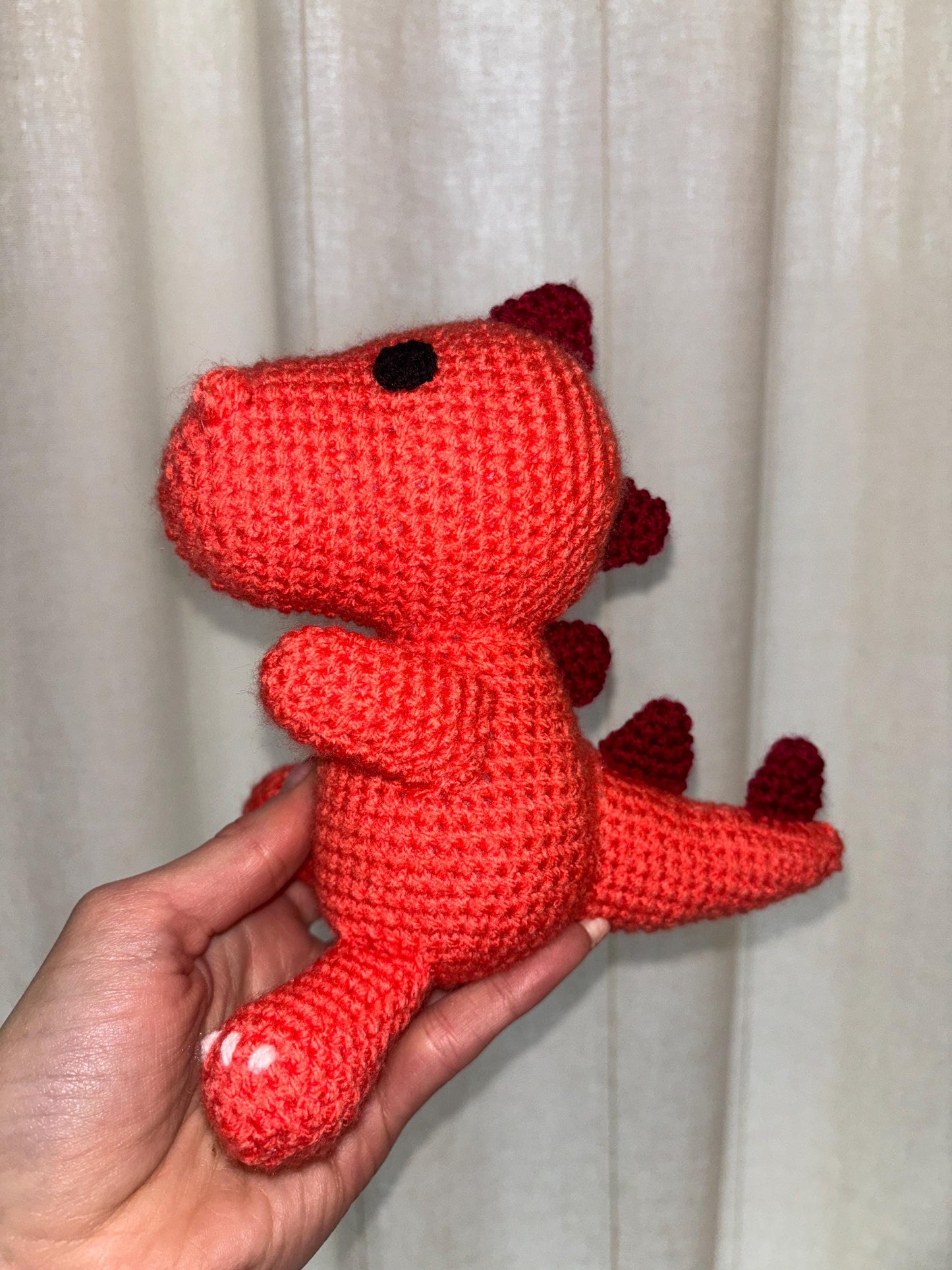Easy T-Rex Amigurumi PDF - Crochet Dinosaur Pattern - Perfect for Beginner Crocheters!
