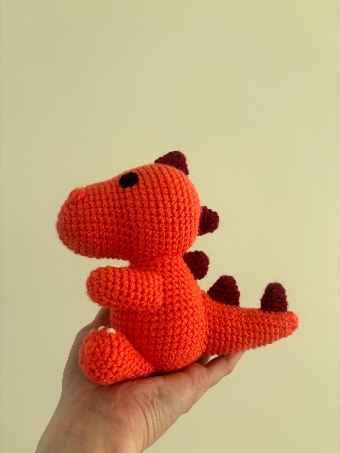 Easy T-Rex Amigurumi PDF - Crochet Dinosaur Pattern - Perfect for Beginner Crocheters!