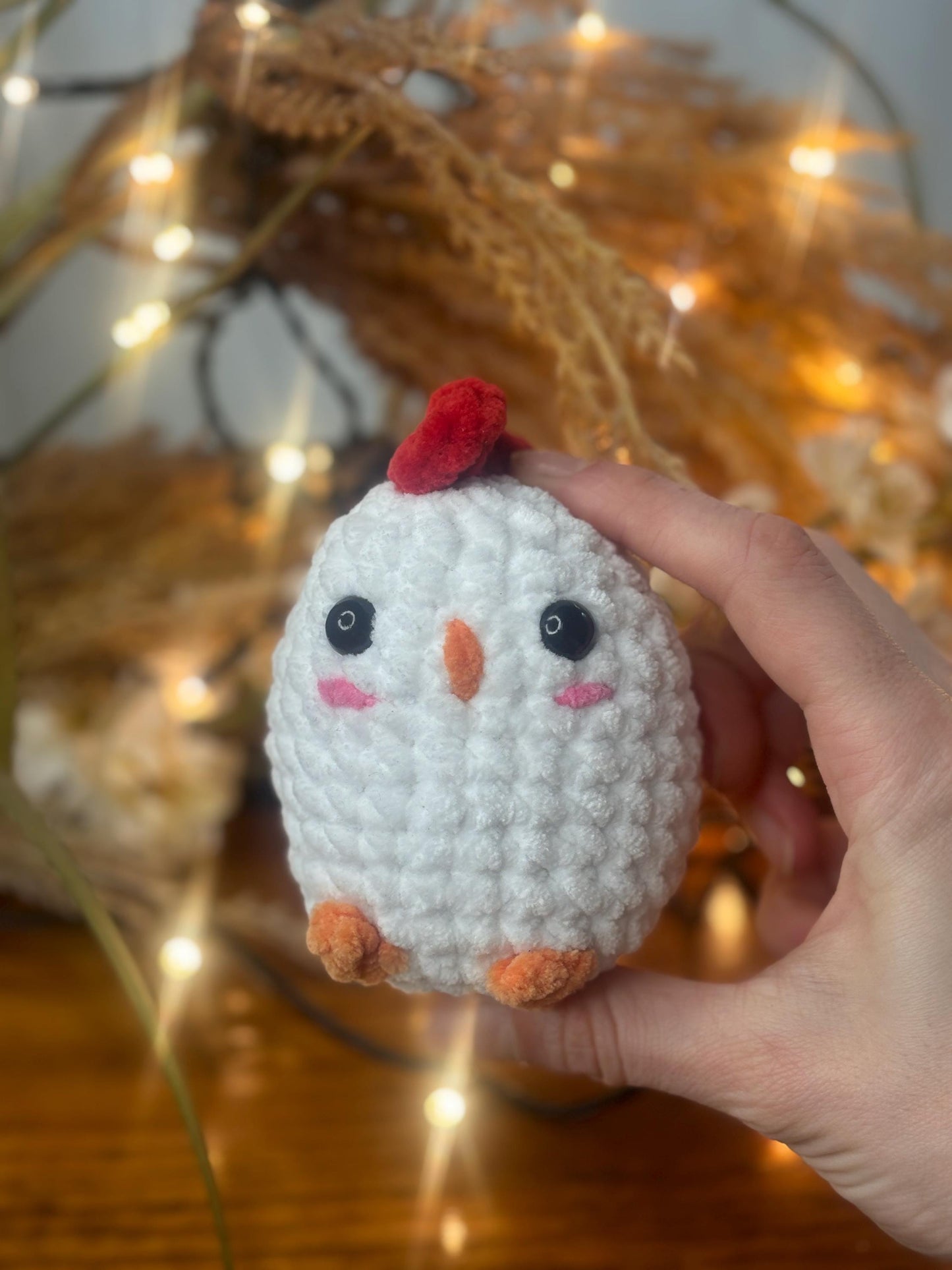 No Sew Chicken Plush Pattern – Easy DIY Bird Plushie – Cute Farm Animal Crochet Tutorial – Beginner Friendly Amigurumi Pattern
