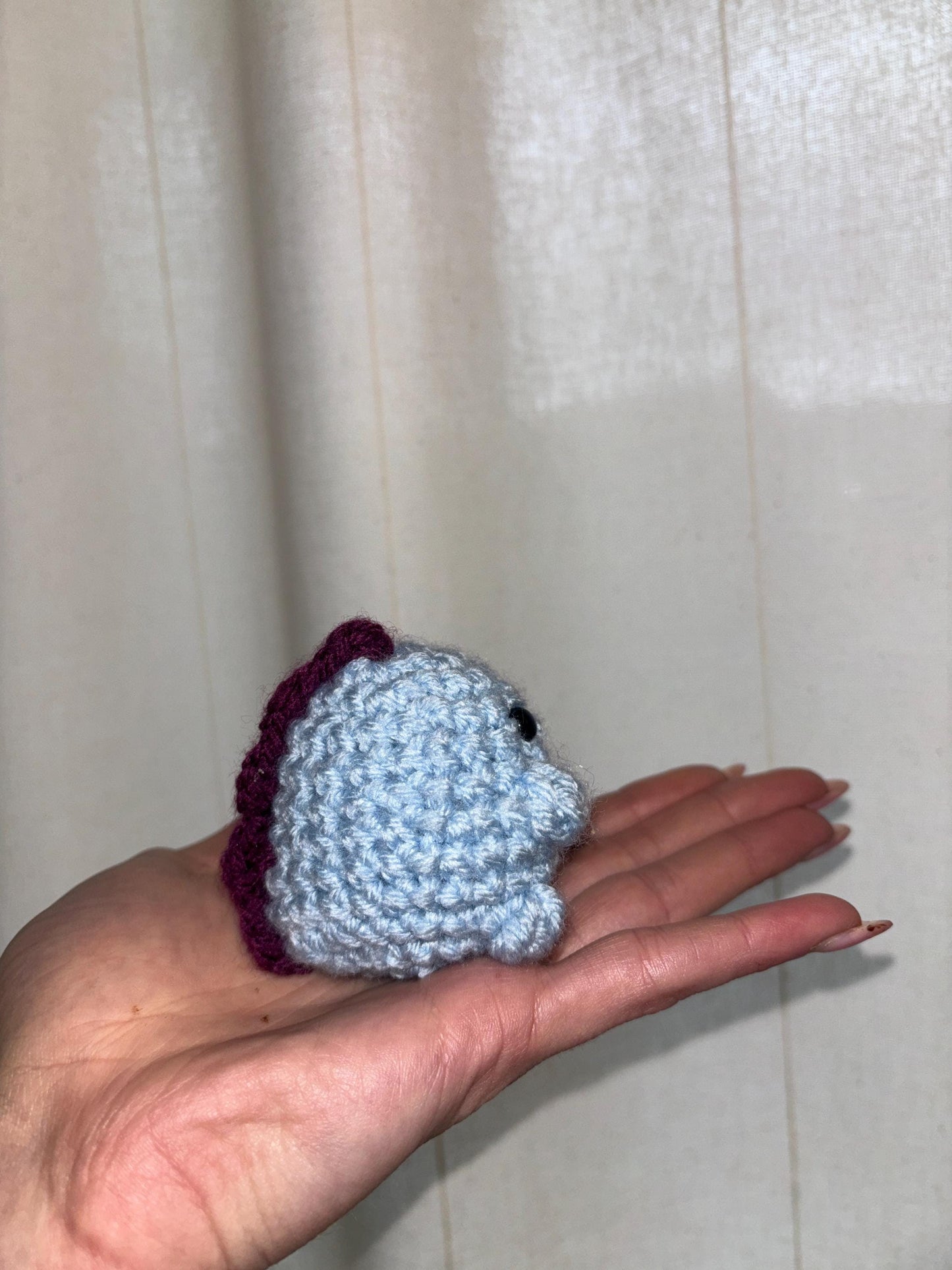 Adorable Mini Blue Dino Crochet Pattern | Easy &amp; Beginner-Friendly Amigurumi Plushie