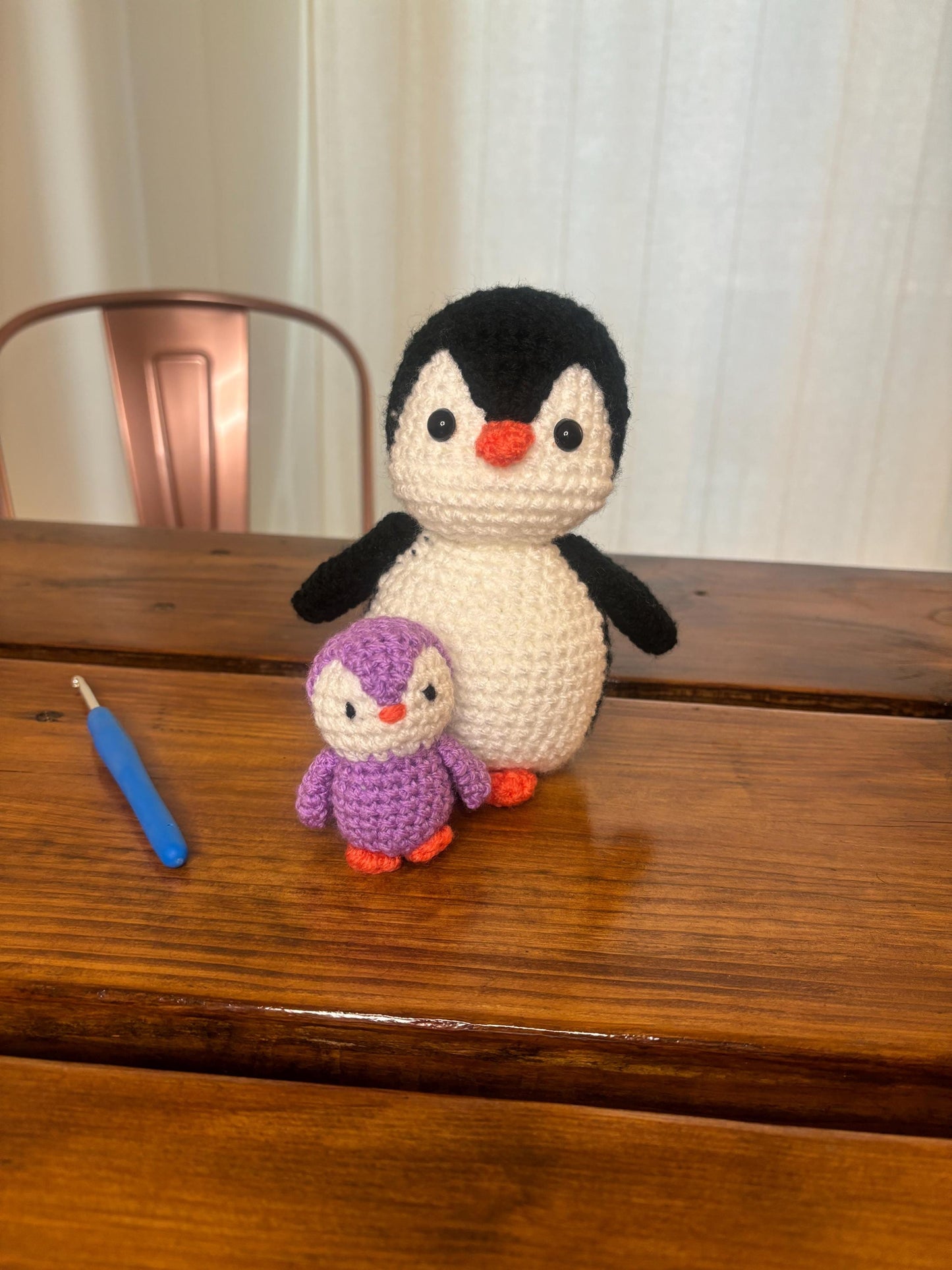 Penguin Crochet Pattern Bundle – 2 Cute Amigurumi Penguin Plushies – Beginner Friendly PDF Download